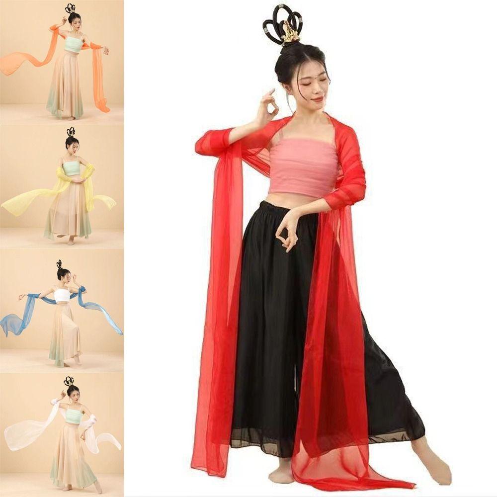 Ethereal Opera Costume Streamer Traditional Hanfu Long Shawl Elegant Chinese Ancient Dance Ribbon