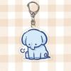 Акриловый вздыхающий брелок для ключей с животным Котенок Панда Брелок Курица Вздыхающий Подвеска Кот Унисекс