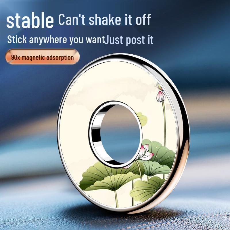 Магнитный держатель автомобильного телефона: Многофункциональное, прочное клейкое металлическое крепление