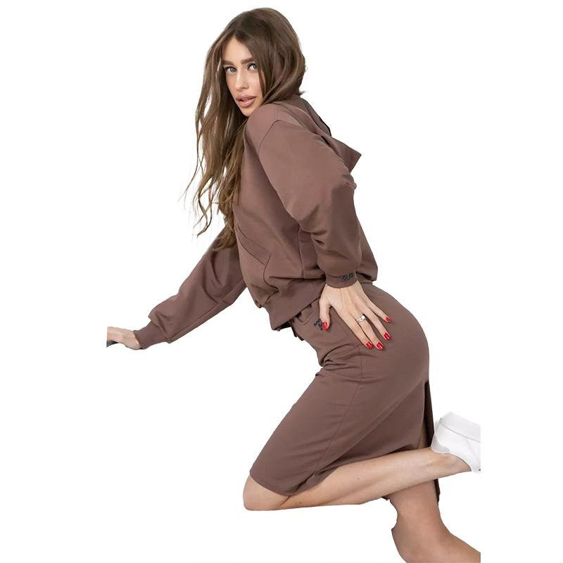 Женский костюм худи и юбка SET6 TotalFit (06399874)