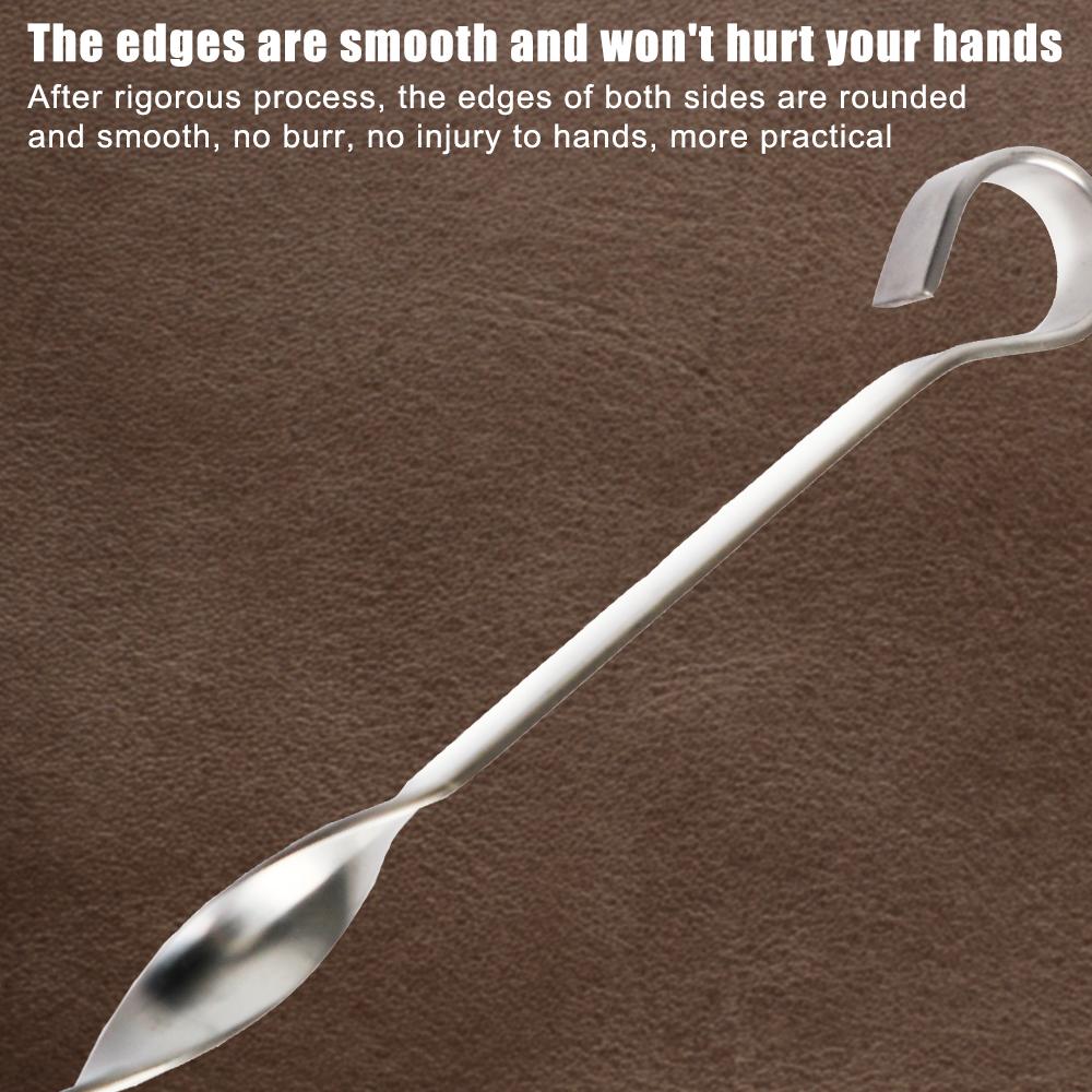 Набор для барбекю 6 шт., для пикника на открытом воздухе, широкие палочки для барбекю, плоская вилка для барбекю, шампур для барбекю из нержавеющей стали, кухонные принадлежности