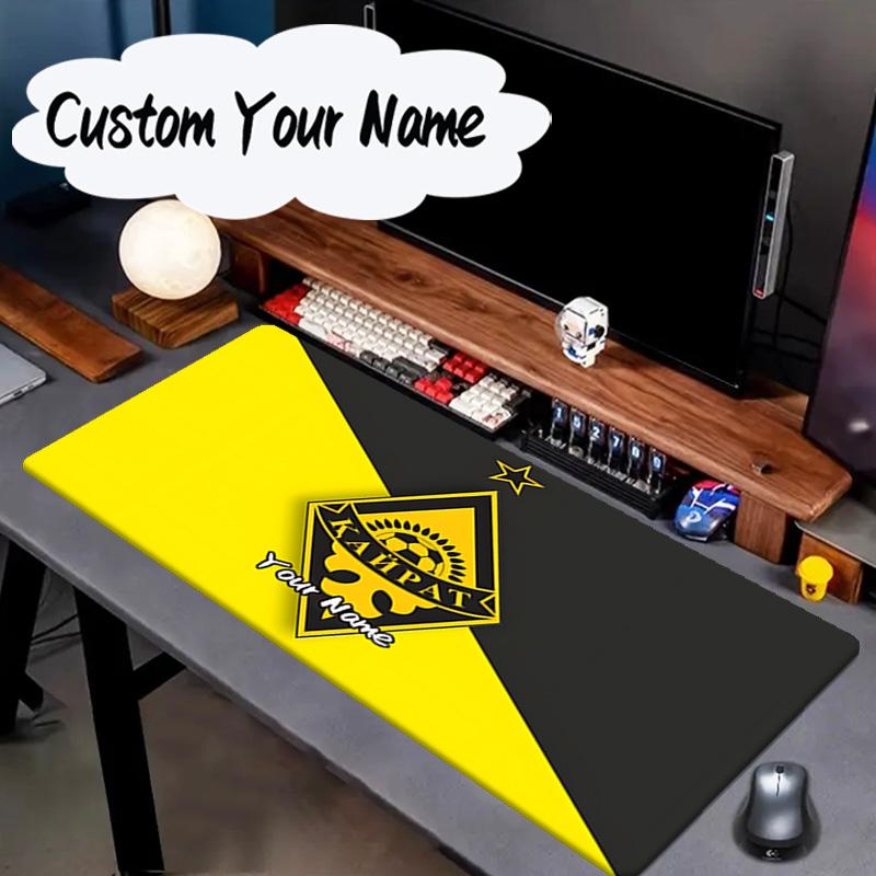 Custom Name Mouse pad Kairat Golden Emblem Design Mouse pad, Gaming Mouse Pad, keyboard pad, Desk Decor for computer notebook Fan Birthday Gift