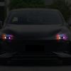 Car Anti-rear-end Light Motorcycle LED Solar Strobe Light Car Decorative Light Anti Rear End Colorful Colors No Wiring Needed