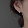 Тренд 2024 Женские легкие роскошные волнообразные каффы - Высококлассные модные серьги-кольца с нишевым дизайном