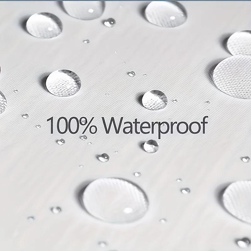 Rose Floral Pink Curtain Shower Curtain, Bathroom Decorative Shower Curtain, Waterproof Shower Curtain with Hooks