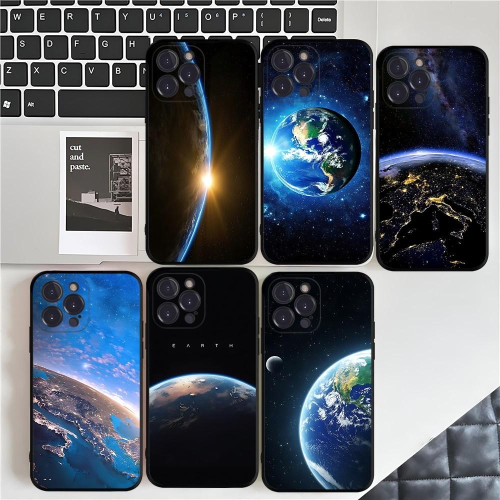 Чехол для телефона "Звезды Земли Космос" для IPhone 16 15 14 13 12 Mini 11 Pro XS Max X XR SE 6 7 8 Plus Мягкий Силиконовый Чехол