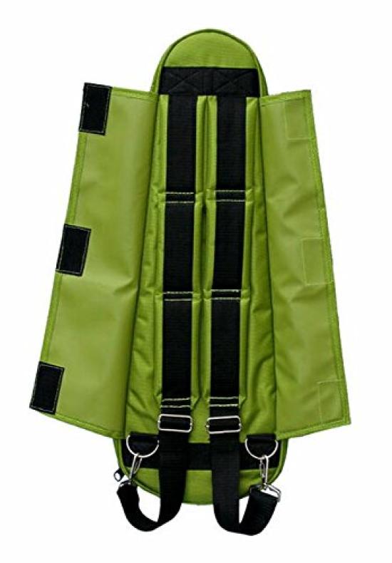 КРАСНЫЙ чехол для концертной укулеле красный [ORCAS] OULC-2 полужесткий (с плечом)