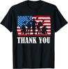 Thank You! Veterans Day & Memorial Day Partiotic Military Gift Unisex T-Shirt