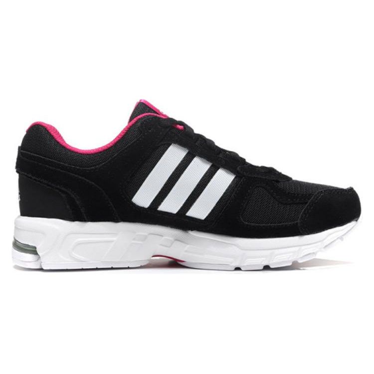 adidas Оборудование 10 Кроссовки унисекс для бега с круглым носком, шнуровкой, амортизирующие, нескользящие, износостойкие, с низким верхом, Черно-фиолетовые AC8560