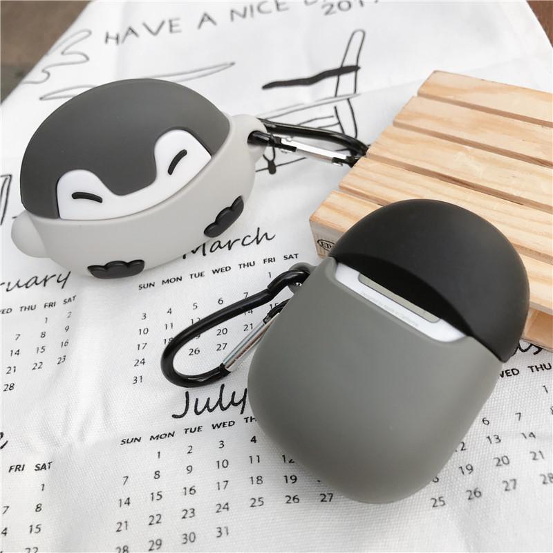Милый пингвинчик для защитного чехла AirPods pro1 поколения, чехол для apple bluetooth-гарнитуры 1 поколения pro1 поколения