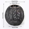 New Exquisite Handwoven Paper Rattan Pendant Lamp Shade - Beautifully Crafted Handmade Wicker Lampshade for Chandelier, Pendant