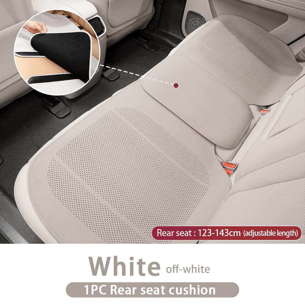 Four Season Universal Car Seat Cushion Leather Protector Mat Breathable High Rebound Sponge Seat Cover Interior Accessories