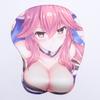 Sexy Mouse Pad For The Quintessential Quintuplets Nakano Anime 3D Breast Mousepad Wrist Rest Silicone Creative Mouse Mat