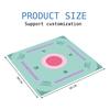Luxurious Durable Hand-Painted Foldable Slip-Resistant Eco-Friendly Handmade Rubber America Mahjong Mat Smooth Entertainment
