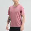 Nike T Shirts Men's Pink Crew Neck Moderate Straight Fit DD1535-614