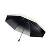 Automatic Bear Umbrella Vinyl Sunscreen Parasol Three Fold Sun Umbrella Weather and Rain Folding Umbrella