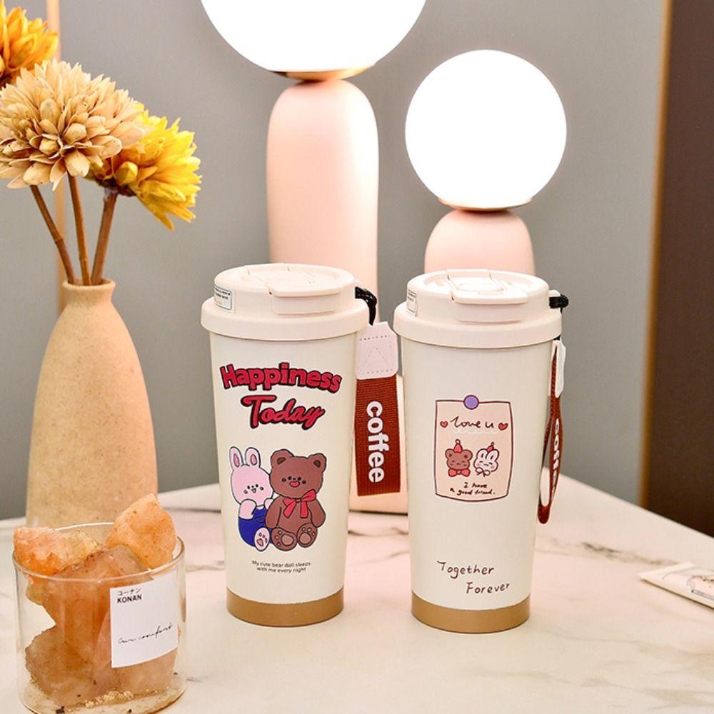 Stainless Steel Thermal Mug Creative Thermos Bottle Portable Water Cup  Travel