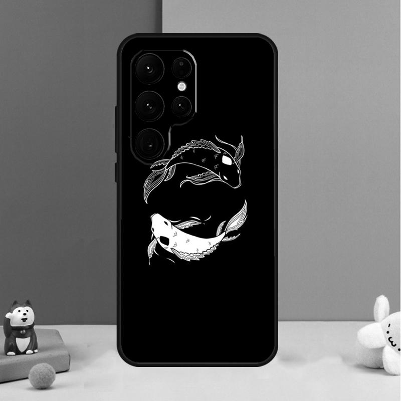 Чехол с изображением рыбы кои Инь-Ян для Samsung Galaxy S26 S25 Ultra S20 S21 S22 S23 S24 Plus S10 S25 FE Задняя крышка