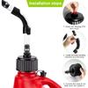 2 Set Of Racing Fuel Filler Hose Kits, PVC, Black, Transparent, 37 X 15 X 8 Cm, 460G, 2 Count, HARDWARE TUBING, Automotive Fuel Hoses, Includes 2
