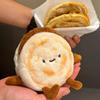 Chinese Hamburger Plush Toy Keychain Pendant Bag Decoration Kids 12cm Gifts
