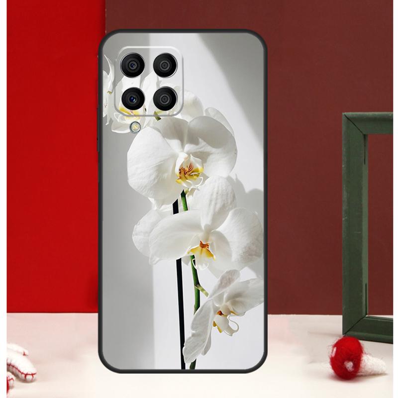Цветная funda с цветами орхидеи для Samsung Galaxy M51 M31s M21 M11 M12 M32 M52 M20 M13 M23 M33 M53 M14 M34 M54 Чехол