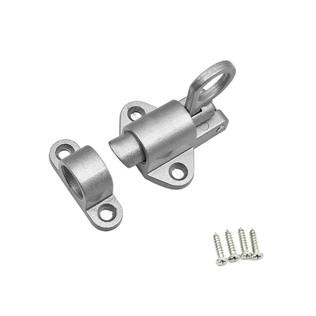 Пружинный дверной болт самозакрывающийся защелка безопасности автоматический замок для ворот створки алюминиевый сплав оконный замок-защелка фурнитура