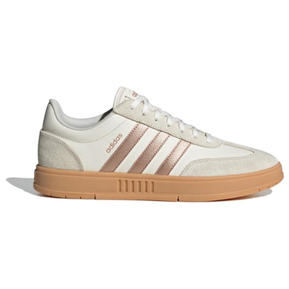 adidas Neo Gradas Удобные Прочные Низкие Кеды для Скейтбординга Унисекс Кроссовки Бежевые ID6125