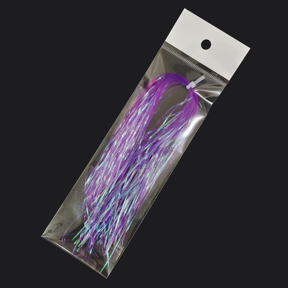 Рыбья чешуя Голографическая мишура яркие волокна Материал для изготовления приманок Материалы для вязания мушек