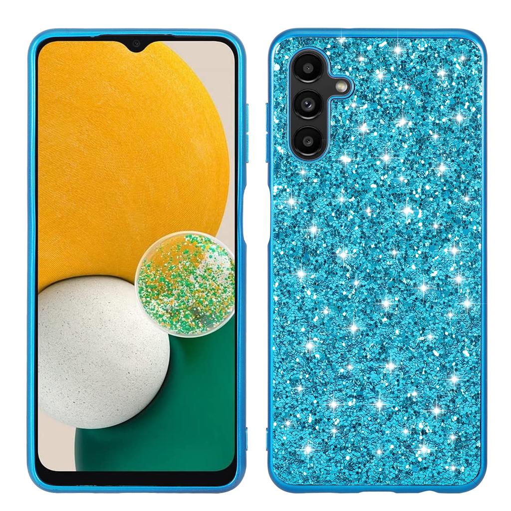 Для Samsung Galaxy A56 5G Чехол ТПУ + ПК Сверкающий Блестящий Задняя Крышка Телефона
