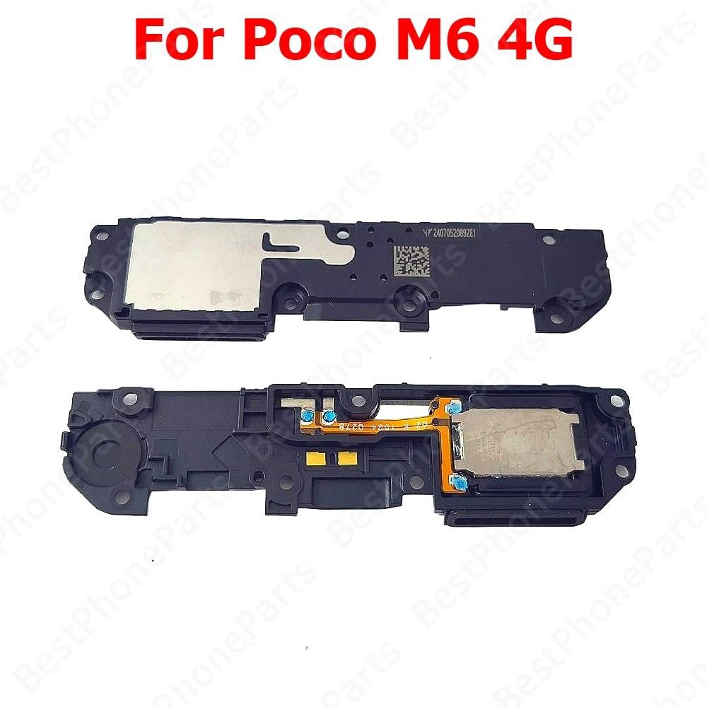 Loudspeaker For Poco M6 Pro 4G PocoM6 M6Pro Buzzer Ringer Bottom Loud Speaker Sound Module Mobile Phone Replacement Parts