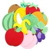 Mom's Board Felt Magnet Fruit, Korean Popular Puzzles