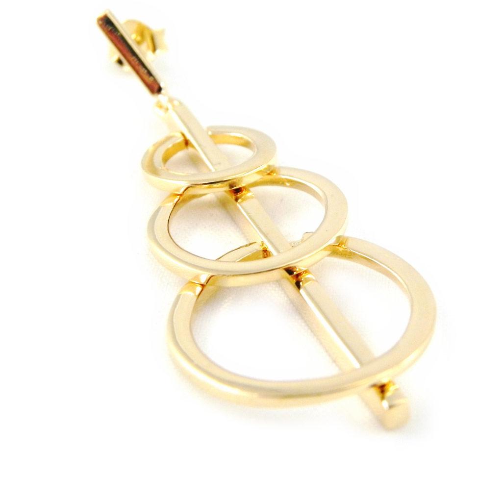 Les Trésors De Lily [B9525] - Позолоченные серьги Figuralis