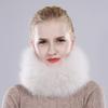 New Girls Natural Fox Fur Scarf Headband Winter Knitted Real Fox Fur Muffler Lady Warm Soft  Genuine Fox Fur Scarves