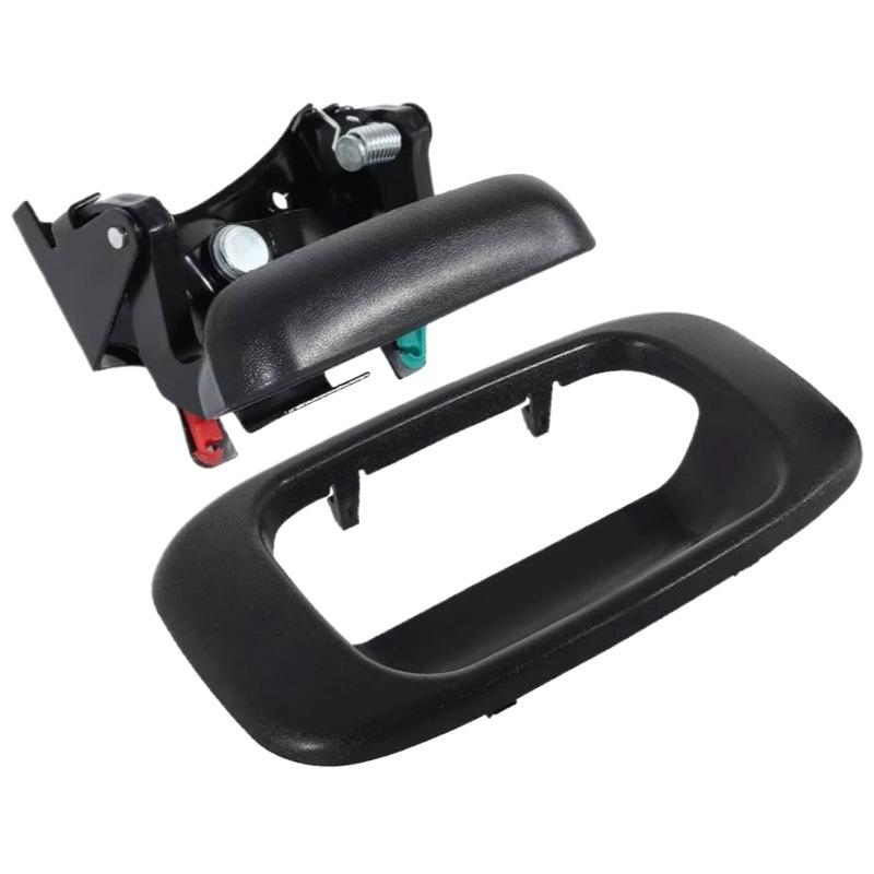 Rear Tailgate Door Handle Set Bezel Assembly For GMC Sierra 2500 1500 3500 Chevy Silverado 15997911 15228539 15228541 15228540