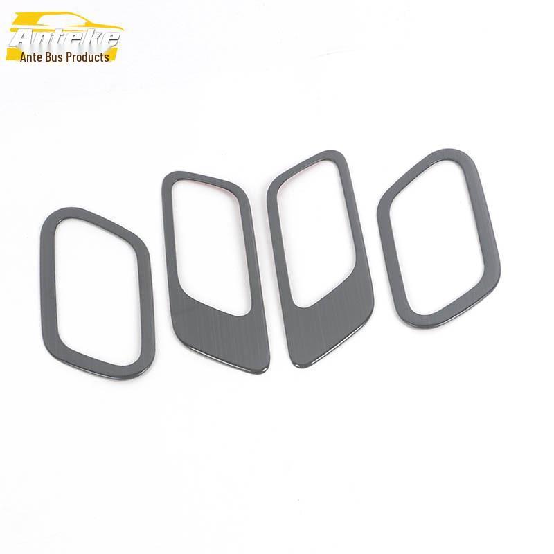 22 Qijun Interior Handle Bright Ring Decoration Sticker - Car Interior Accessory