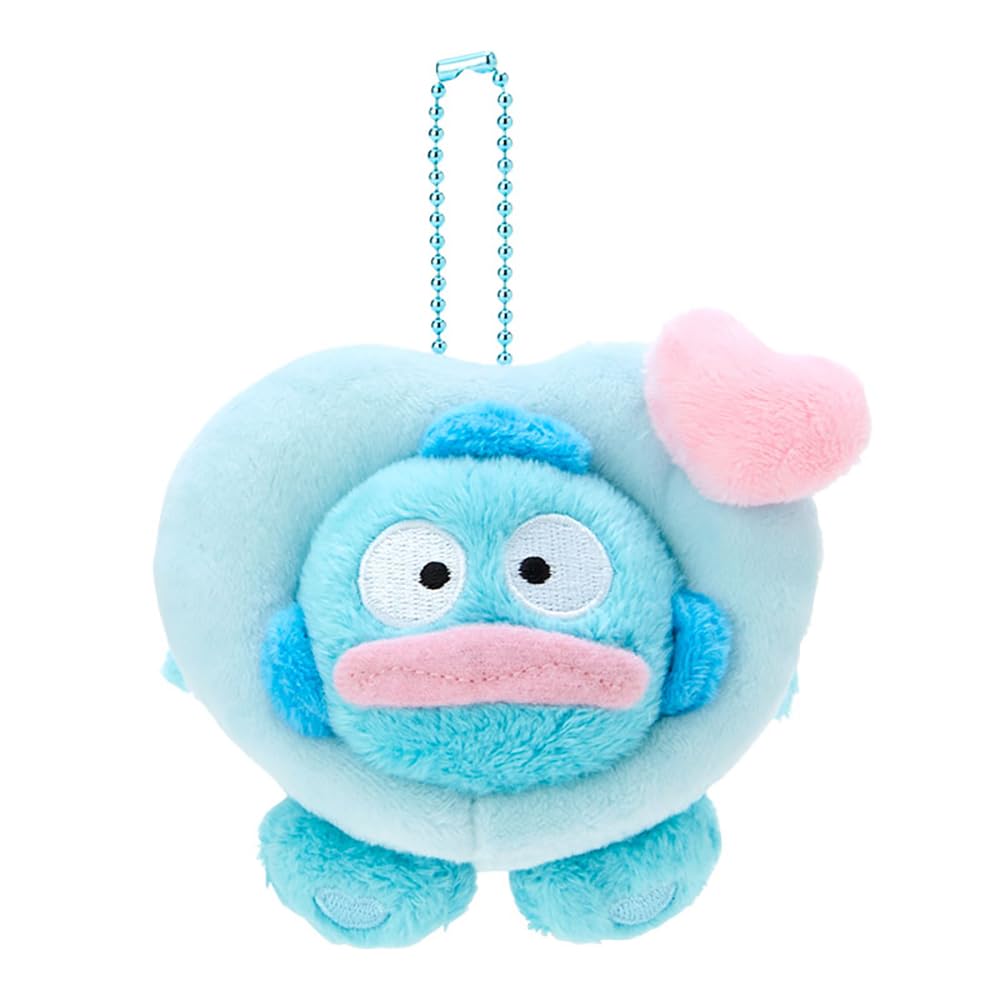 Sanrio Mascot Holder Character Grand Prize 3rd Edition Colorful Heart Series Hangyodon Half Fish HANGYODON Character 431761