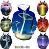 New Fashion 3D Print UFO Hoodies For Women Oversized Pullovers Sweatshirts Spring Autumn Streetwear Hoodie Womens Designer Clothes