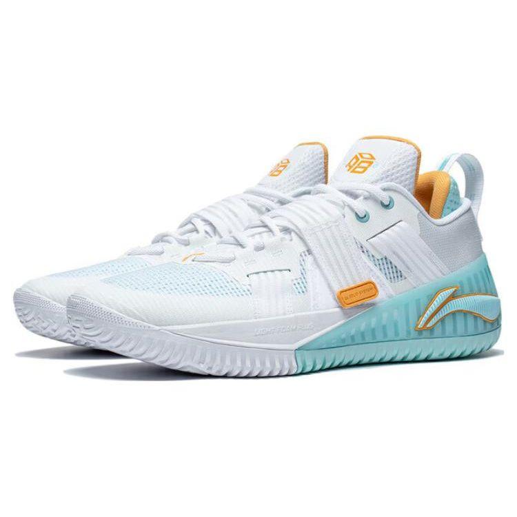 Баскетбольные кроссовки Li Ning Fury Durable Low Top мужские кроссовки белые синие ABFT019-5