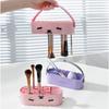 Suspensible Rubber Makeup Brush Cleaner  Storage Box Cosmetic Brush Drying Tool Portable Sponge Makeup Brushes Rack Women