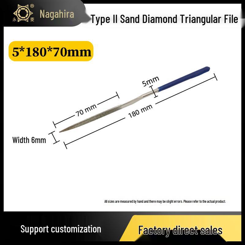Набор надфилей Yongling Silver Type II Sand Diamond Electroplating для полировки металла