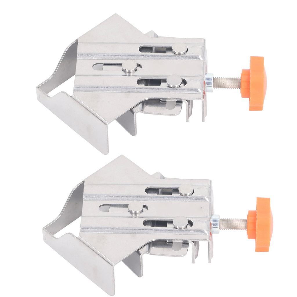 2 шт. Угловой зажим из нержавеющей стали с закрытым зевом, 90 градусов, быстрозажимной угловой зажим для деревообработки
