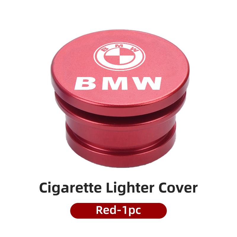 BIFL6 New 2025 Metal Car Cigarette Lighter Cover Decorative Cover DustProof Dust Cover Auto Accessories For BMW E46 E90 E60 F30 F10 E