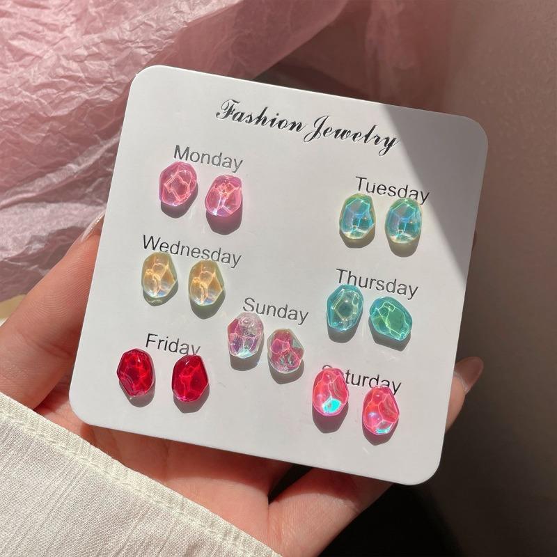 Летние красочные женские серьги в форме сердца с маленькими камнями, милые новые модные и свежие серьги-бабочки 2024 года