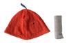 Imabari Sauna Hat Pocket Sauna MOKU M Sauna Hat MOKU Totonoiis [Kontex] [Kontex] <57011-90> & (Orange) & (Gray)