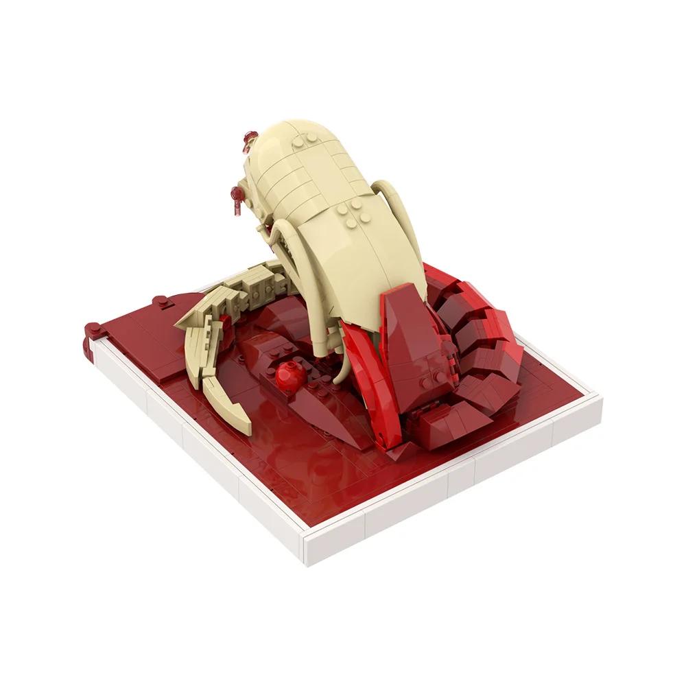 Gobricks MOC Ксеноморф Вылупляющийся Монстр Строительные Блоки Инопланетный Монстр Кирпичики Игрушка Подарок