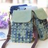 Denim 3-layer Women's Mini Messenger Mobile Phone Bag Case Shoulder Bag Purse Pouch Handbag Wallet Women's Bag Tote Bag