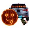 Car LED Creative Fun Gesture Lamp With Remote Control Led Funny Facial Expression Sign Middle Finger Sign Warning Brake Lights