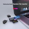 Металлический OTG-кардридер для карт TF/SD — совместим с устройствами Apple, Android Type-C и USB 2.0