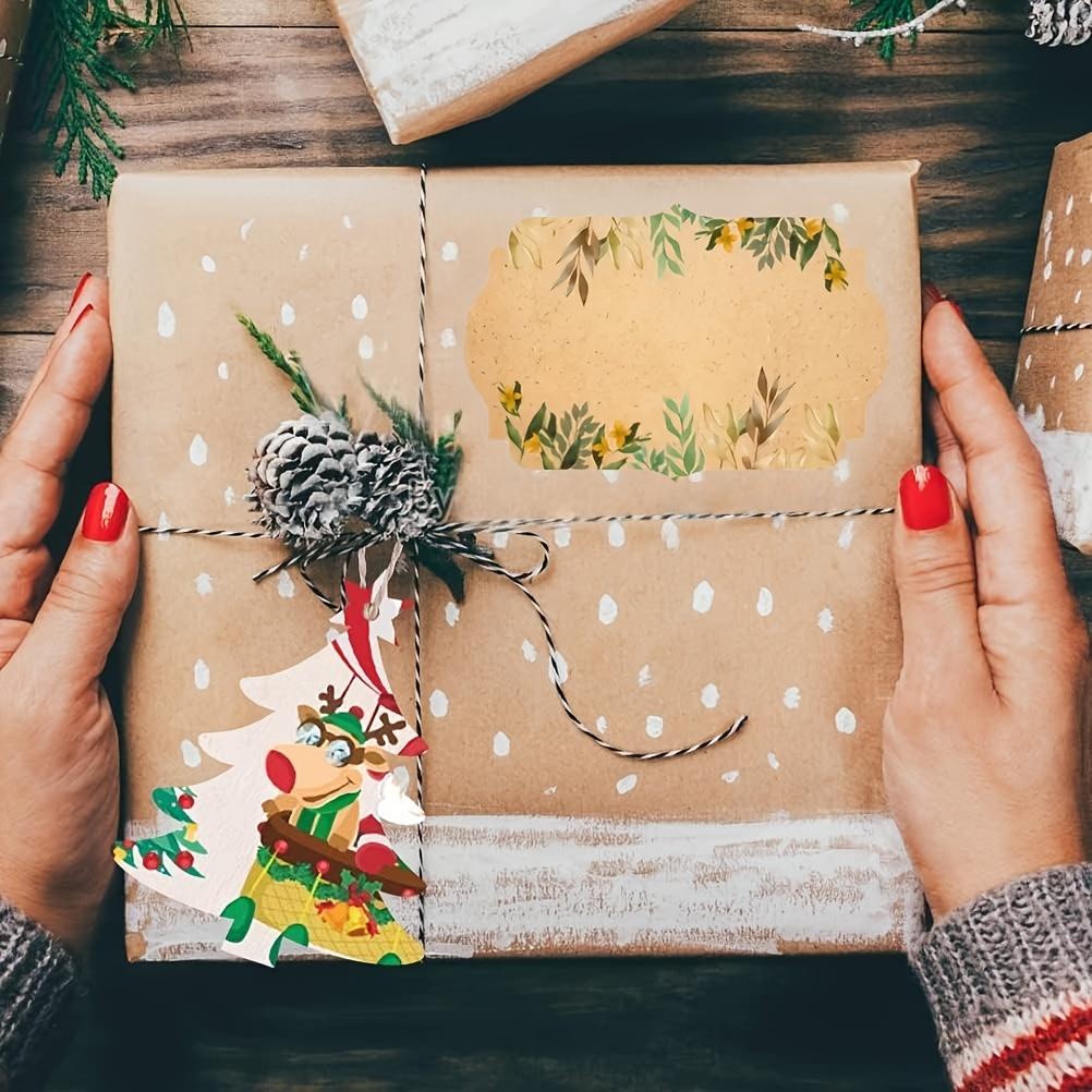 (200pcs/Roll) 5.08*7.62cm Label Stickers for Jars and Lids | Pantry, Mason Jar, Canning, Spice, Bottle Labels,Kraft Paper Label