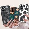 Для OPPO Reno13 F 4G 5G Reno13 Pro Милый Чехол-Брелок из Желе с Рисунком для Oppo Reno 13F 13 13Pro Мягкий Силиконовый Ударопрочный Чехол